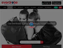 Tablet Screenshot of everdrobe.com